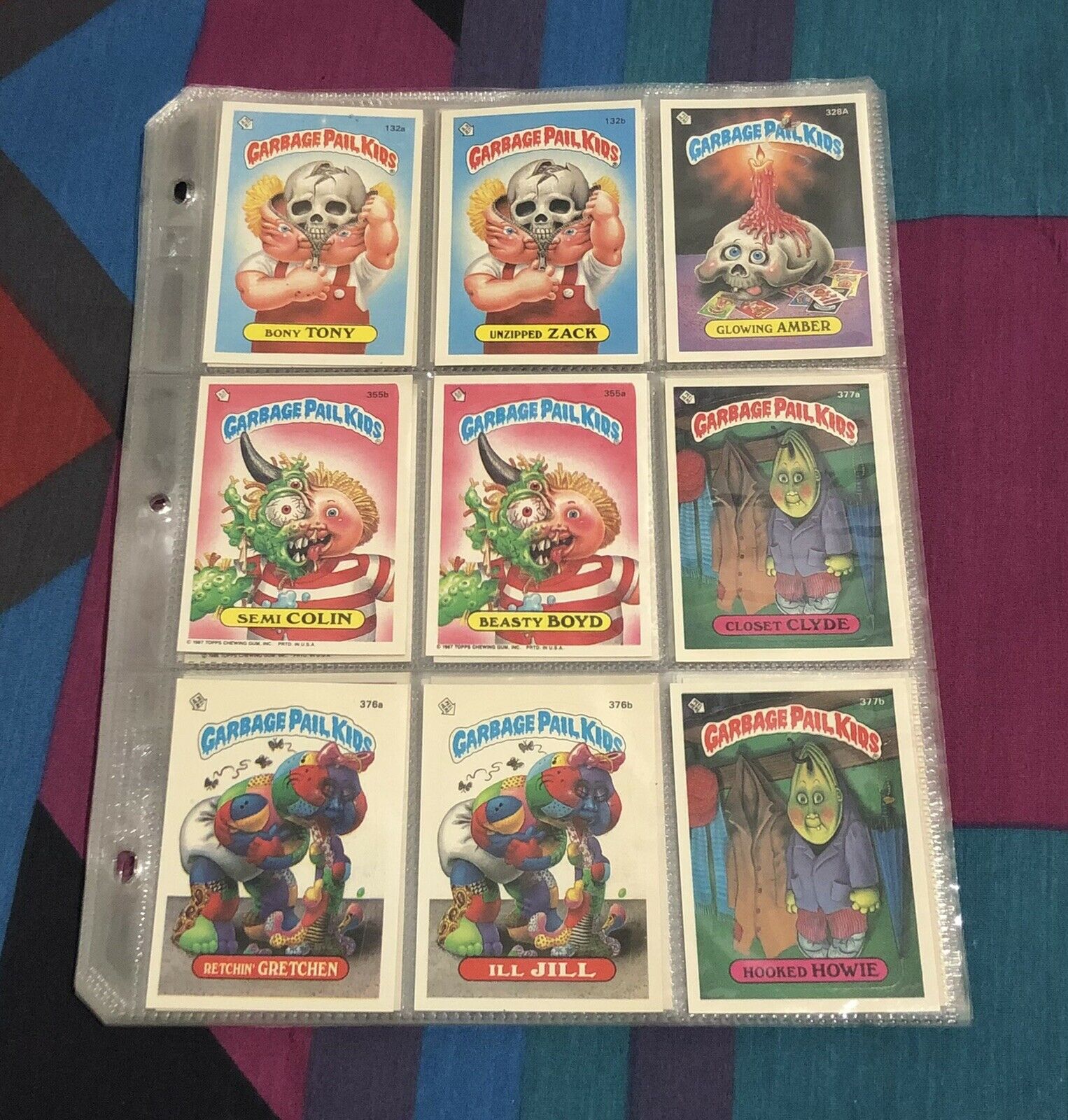 1986/87 TOPPS GARBAGE PAIL KIDS TRADING CARDS 81 LOT *RARE*