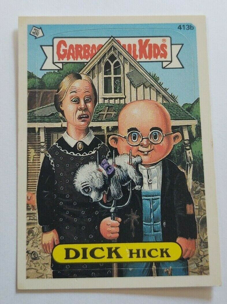1987 TOPS CHEWING GUM GARBAGE PAIL KIDS TRADING CARDS DICK HICK