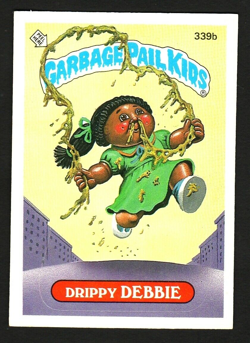 GARBAGE PAIL KIDS SERIES 9 1987 TOPPS TRADING CARD 339B DRIPPY DEBBIE