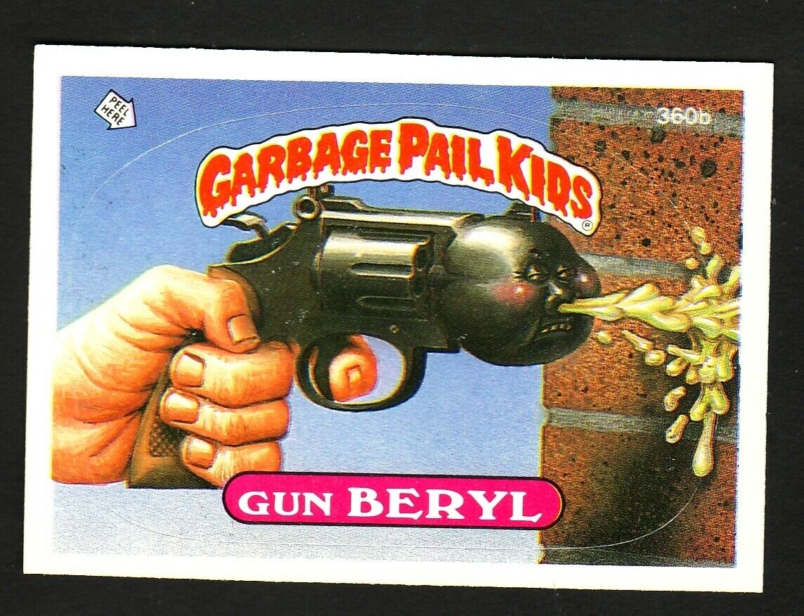 GARBAGE PAIL KIDS SERIES 9 1987 TOPPS TRADING CARD 360B GUN BERYL
