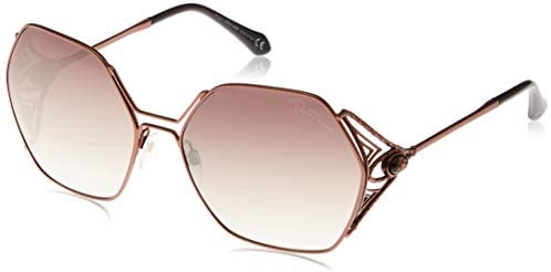2018 Roberto Cavalli Fosdinovo RC-1056 34G Women Hexagonal Metal Gemstone Sunglasses