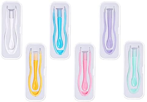 6PCS Colorful Contact Lens Remover and Inserter Tool Case Set, Contact Applicator with Soft Tip, Suitable for Contact Lens User