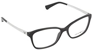 Armani EA3026 Eyeglass Frames 5017-54 - Black EA3026-5017-54