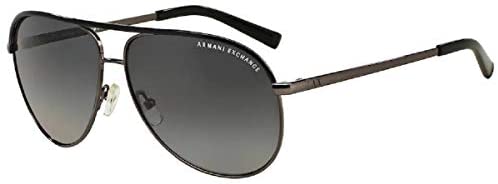 Armani Exchange AX2002 Pilot Sunglasses For Men For Women+FREE Complimentary Eyewear Care Kit