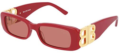 Balenciaga BB0096S Red/Red 51/18/130 women Sunglasses