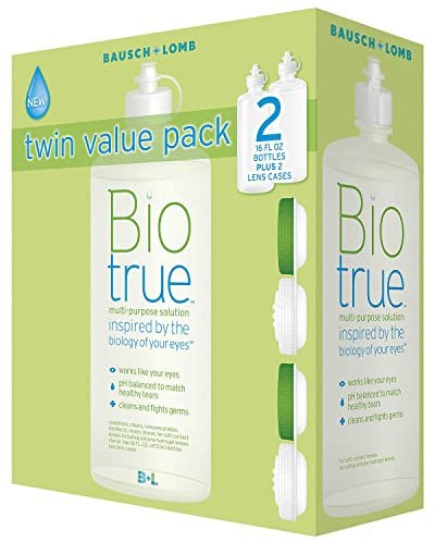 Biotrue Contact Lens Solution for Soft Contact Lenses, Multi-Purpose, 16 oz(2 Pack)