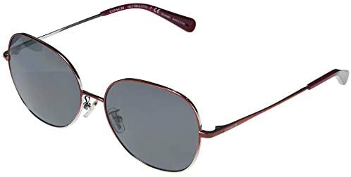 COACH HC7108 L1111 Round Metal Sunglasses