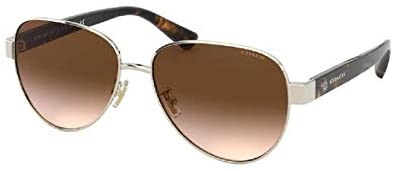 Coach HC7111 Pilot Sunglasses for Women + FREE Complimentary Eyewear Kit