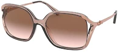 Coach HC8280U Square Sunglasses for Women + FREE Complimentary Eyewear Kit