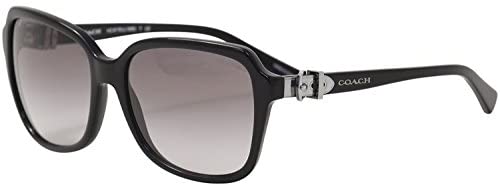 Coach L1598 HC8179 Sunglasses 500211-58 - Black Frame, Light Grey Gradient HC8179-500211-58