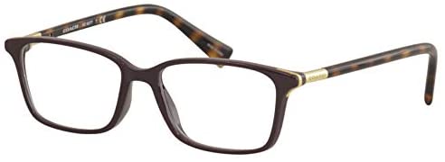 Coach Women's HC6077 Eyeglasses, Purple/Dark Tortoise, 51/15/135