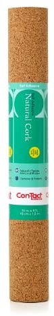 Con-Tact Brand Natural Cork Self-Adhesive Shelf Liner, 18