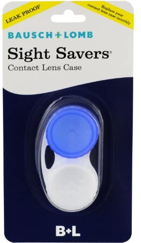 Contact Lens Case by Bausch & Lomb, Compact, Durable, Leak Proof