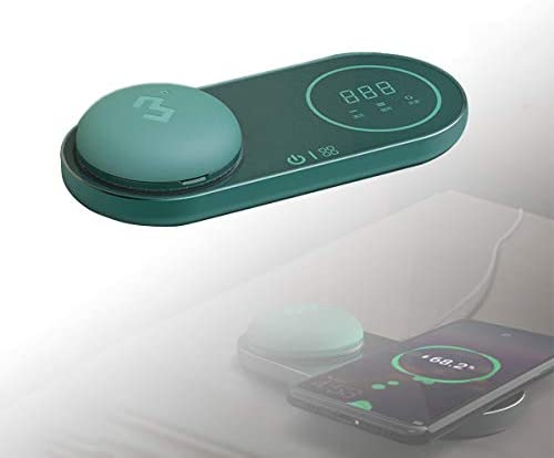 Contact Lens Cleaner Machine,Intelligent Contact Lens Washer with Wireless Charger-Daily Care Cleaning Device for Soft Lens,Colored Lens(Green)