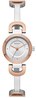 DKNY Women's City Link Stainless Steel Dress Quartz Bracelet Watch