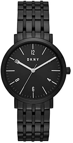 DKNY Women's NY2612 Minetta Analog Display Analog Quartz Black Watch