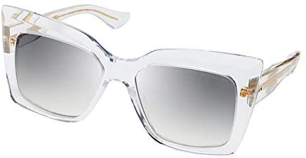 Dita TELEMAKER Crystal/light Grey To Light Brown 57/18/145 Sunglasses for Women