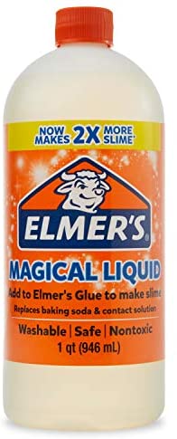 Elmer's Glue Magical Liquid Activator Solution, 1 Quart Slime Activator, Clear