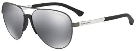 Emporio Armani EA2059 Pilot Sunglasses For Men+FREE Complimentary Eyewear Care Kit