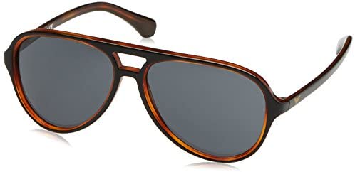 Emporio Armani EA4063 - 5464/87 Sunglasses, Black over Tortoise Frame 58mm w/ Grey Lens