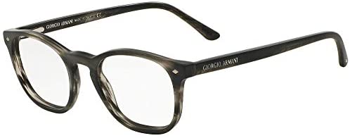 Eyeglasses Giorgio Armani AR 7074 5403 Striped Matte Grey