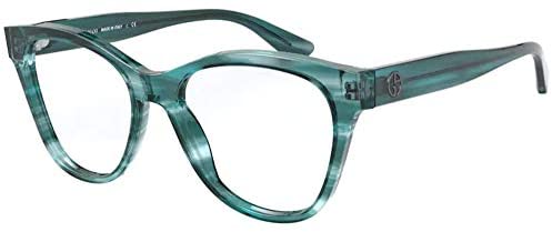 Eyeglasses Giorgio Armani AR 7188 5817 Striped Green