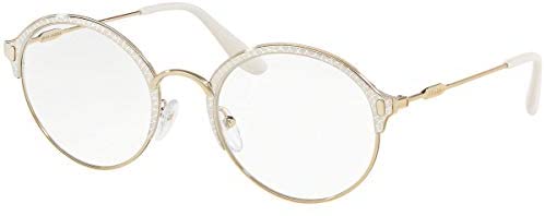 Eyeglasses Prada PR 54 VV 2711O1 Pale Gold/Silver, 51/21/140