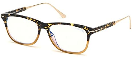 Eyeglasses Tom Ford FT 5589 -B 056 Vintage Havana & Amber, Havana, Rose Gold/B
