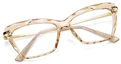 FEISEDY Cat Eye Glasses Frame Clear Lenses Eyewear Women B2440
