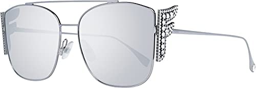 Fendi FENDI FREEDOM FF 0380/G/S RUTHENIUM/GREY SHADED 62/17/140 women Sunglasses