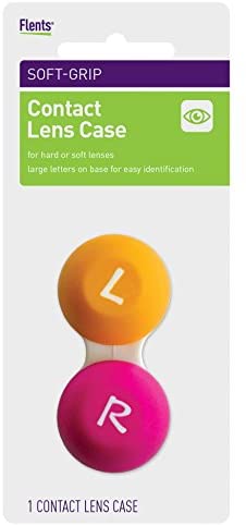 Flents Contact Lens Case, Soft Grip, Colors May Vary