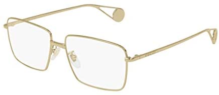 GG0439O 0439 Gold Square Metal Classic Eyeglasses 55mm