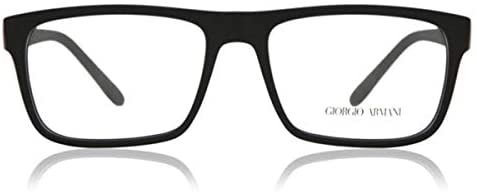 Giorgio Armani - AR 7042, Wayfarer, propionate, men, BLACK RUBBER(5063), 56/16/140