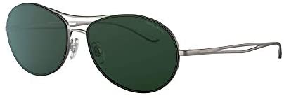 Giorgio Armani Man Sunglasses, Gunmetal Lenses Steel Frame, 59mm
