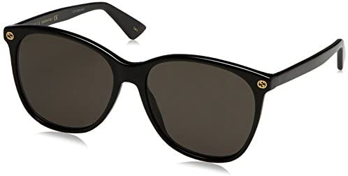 Gucci 0024S 001 Black 0024S Round Sunglasses Lens Category 3 Size 58mm