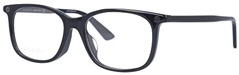 Gucci 0157O 001 Black Plastic Square Eyeglasses 52mm