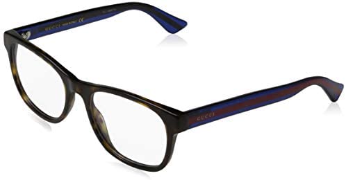 Gucci GG 0004O 003 Havana Plastic Square Eyeglasses 53mm