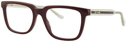 Gucci GG 0560O 007 Burgundy Plastic Rectangle Eyeglasses 55mm