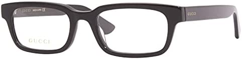 Gucci GG 0928O 007 Black Plastic Rectangle Eyeglasses 52mm