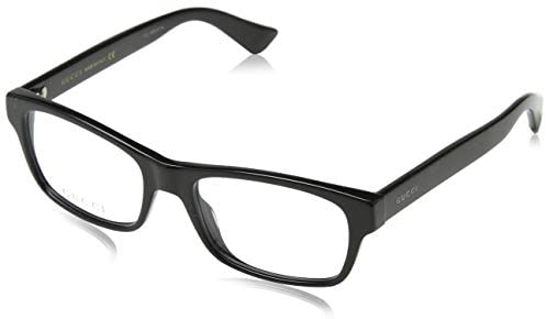 Gucci GG0006O Optical Frame 001 Black Black Transparent 53 mm