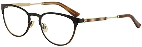 Gucci GG0134O Womens Round Eyeglasses 52 mm