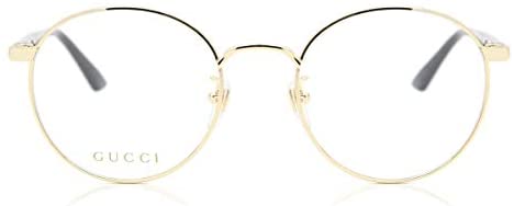 Gucci GG0297OK Eyeglasses 001 Gold/Black 52 mm