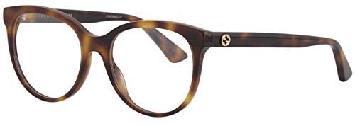 Gucci GG0329O Eyeglasses 002 Havana/Havana 53 mm