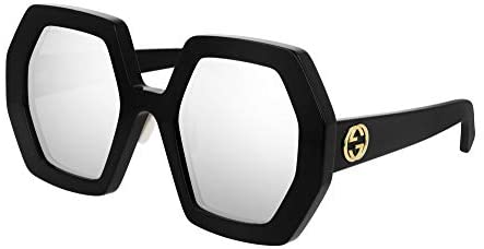 Gucci GG0772S Black/Silver 55/26/145 women Sunglasses