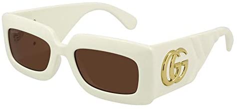 Gucci GG0811S Ivory/Brown 53/21/145 women Sunglasses