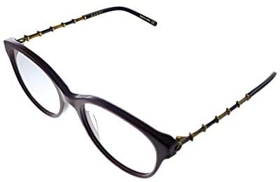 Gucci Gucci-Logo GG0656O 004 Eyeglasses Burgundy/Gold/Black Optical Frame 53mm