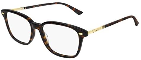 Gucci Men's Eyeglasses Web GG0520O GG/0520/O 003 Crystal/Ruthenium Optical Frame