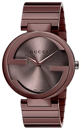 Gucci Swiss Quartz Metal and Alloy Dress Brown Men's Watch(Model: YA133211)