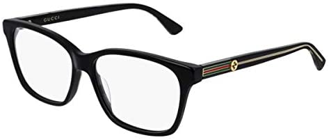 Gucci Women's Eyeglasses Web GG0532O GG/0532/O 001 Black Optical Frame 54mm