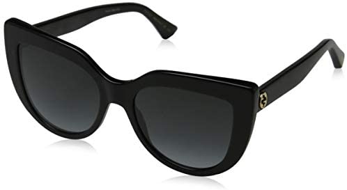 Gucci sunglasses (GG-0164-S 001) Shiny Black - Grey Gradient lenses, 53-18-145